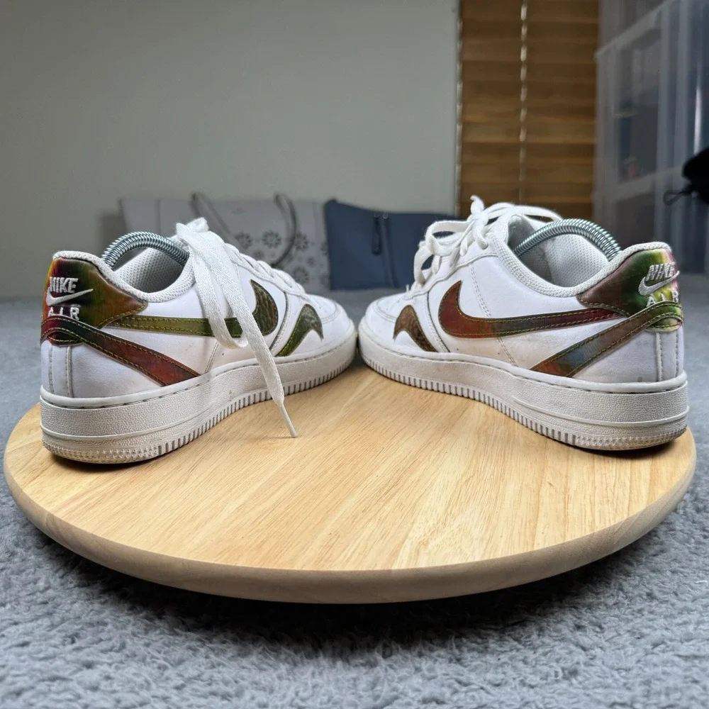 Nike Air Force 1 LV8 Low GS Misplaced Swooshes CZ5890-100‎ 5Y/Women's 6.5
